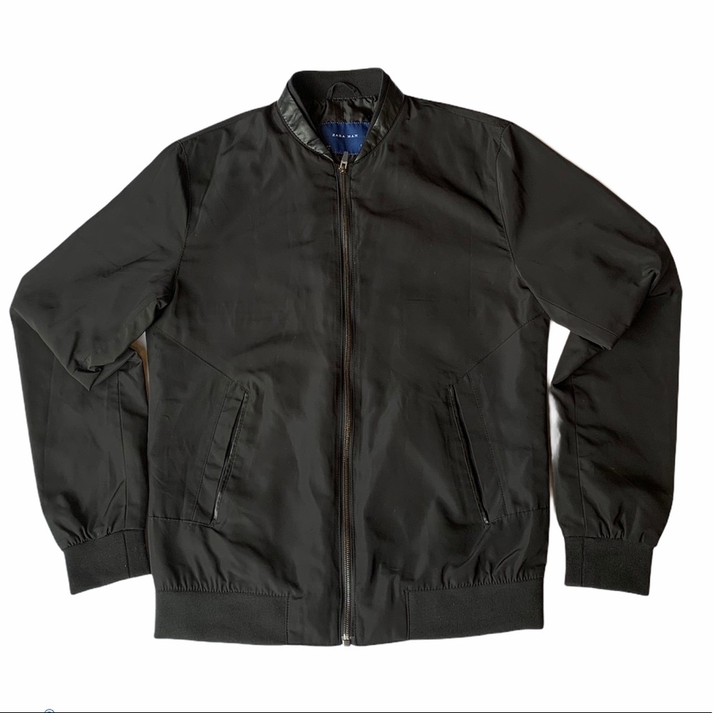 Zara Man Zippered Jacket sz M